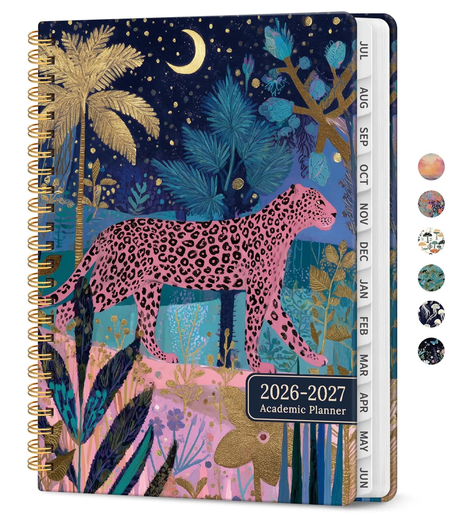 Taja Academic Planner 2026-2027, Jul 2026-Jun 2027 Monthly & Weekly Planner Calendar, 6.3"x8.5" (A5) | Structured Planning for Students & Professionals - main product image