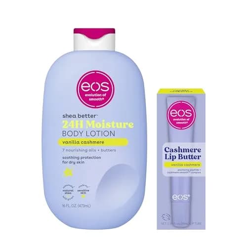 eos Vanilla Cashmere Scent Layering Bundle Body Wash, Mist, Lotion | Warm, Nuzzly Fragrance for All-Day Hydration - main product image