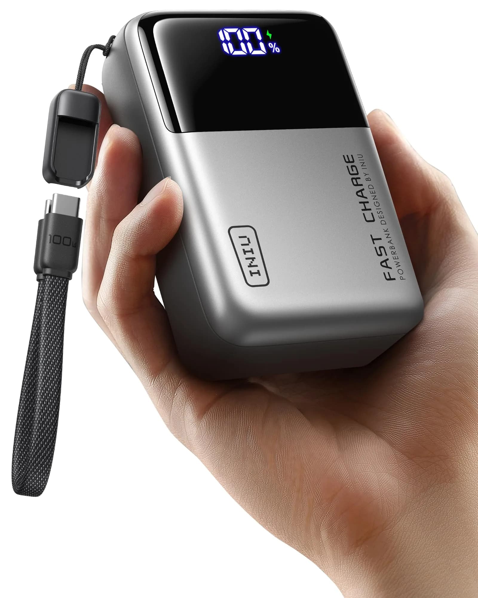INIU Power Bank Smallest 25000mAh 100W Fast Charging | Travel-Ready, Airline Safe - main product image