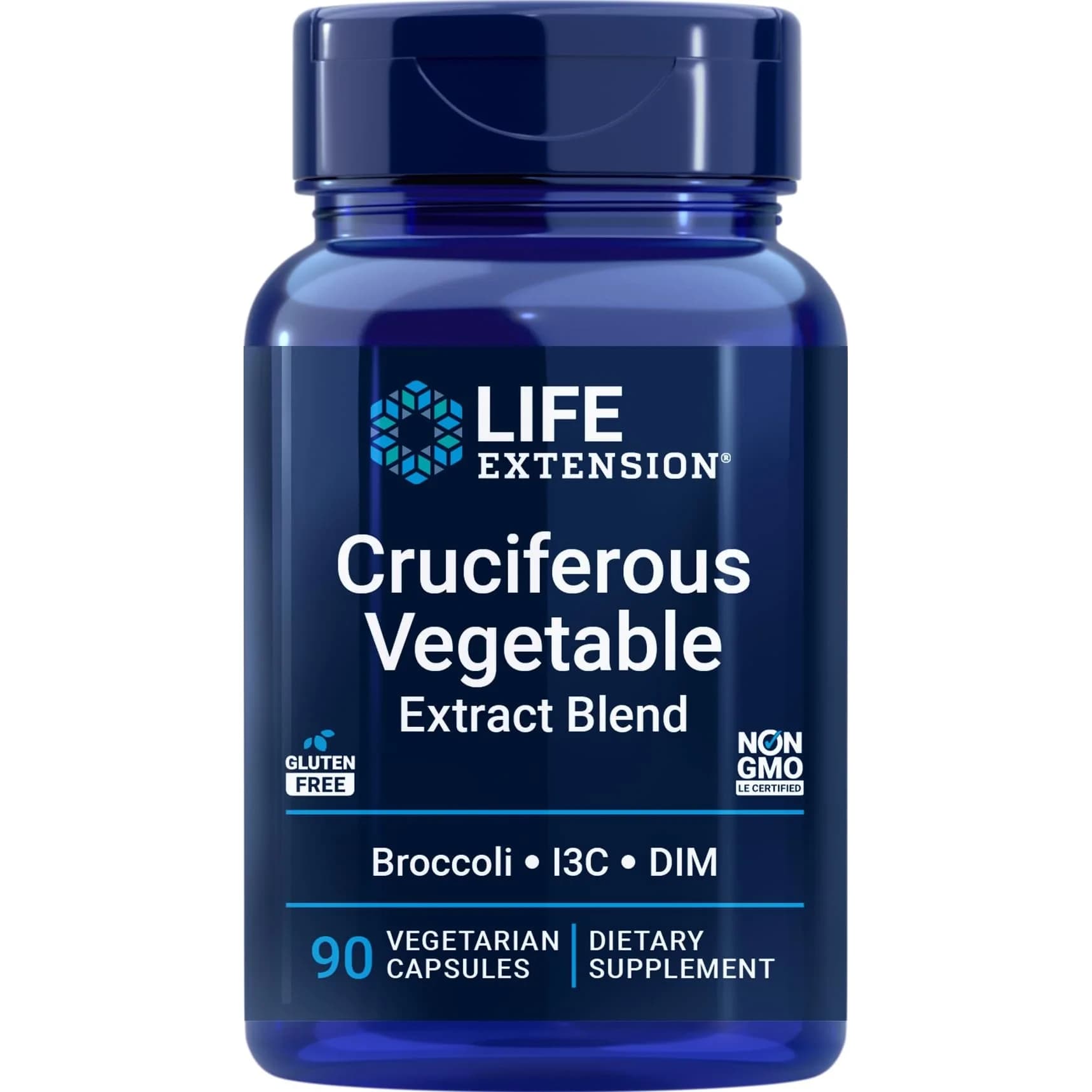 Life Extension Cruciferous Vegetable Extract Blend 90 Vegetarian Capsules | Supports Cellular Health - main product image