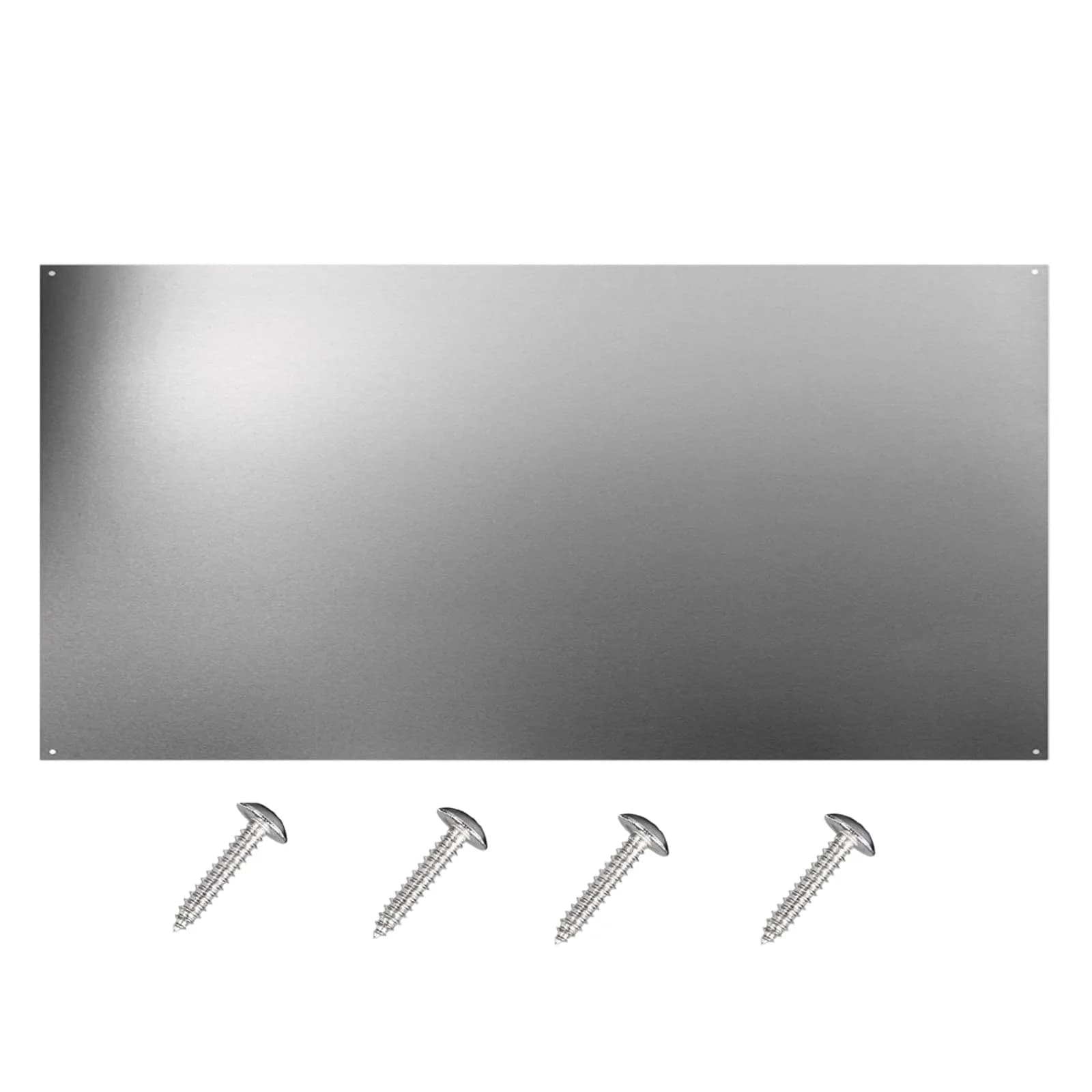 Generic Stainless Steel Kitchen Backsplash 30x12 Inch | Splatter Guard for Easy Cleaning - main product image