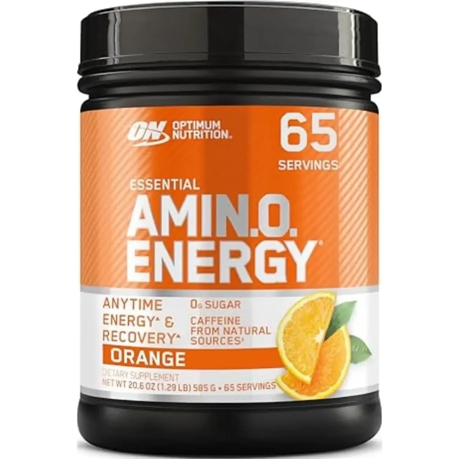 Optimum Nutrition Amino Energy Pre Workout Powder Orange Cooler, 3510 g (123.6 Oz) | Energy & Focus Blend - main product image