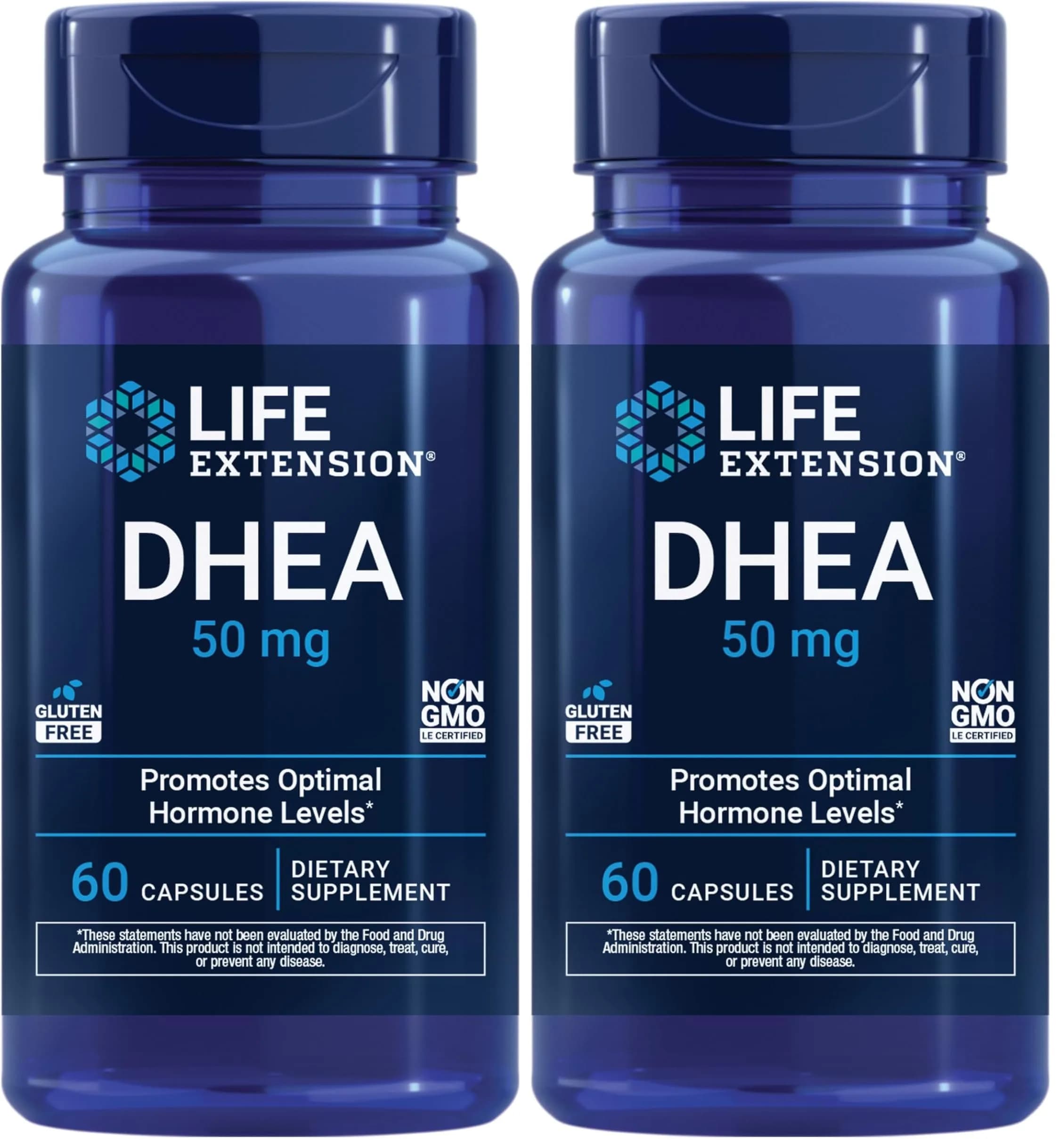 Life Extension DHEA 50 mg Capsules (120 Count) | Hormone Balance, Memory & Muscle Support - main product image