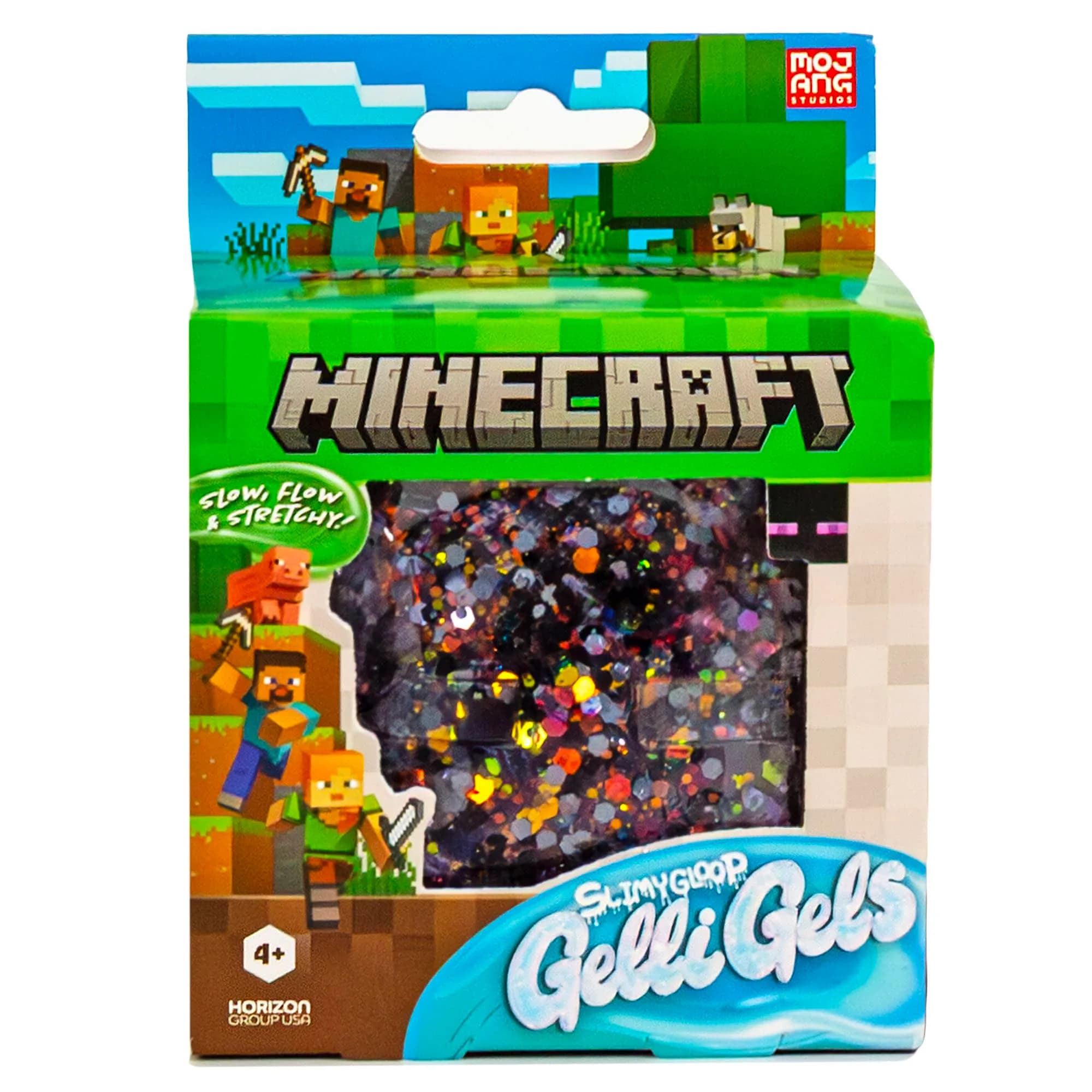 Horizon Group USA Minecraft Gelli Gels Enderman Purple Squishy Sensory Toy | Non-Toxic ASTM-Tested for Kids - main product image