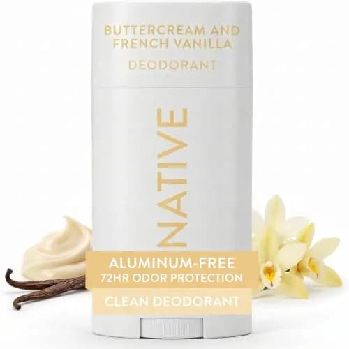Native Buttercream & French Vanilla Deodorant Stick 79ml (2.65oz) | 72-Hour Odor Control - main product image