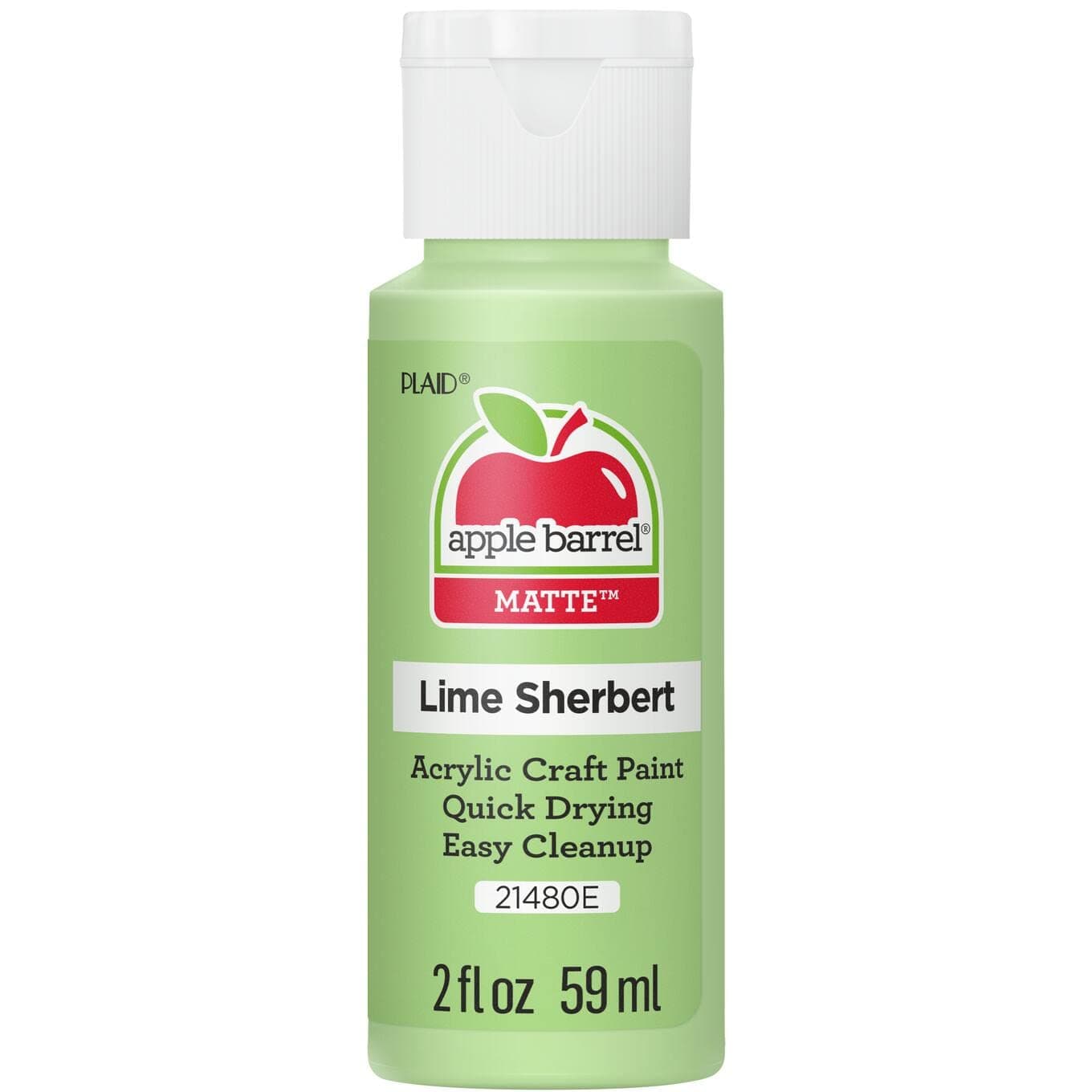 Apple Barrel Acrylic Paint Lime Sherbert 2 oz | Non-Toxic Craft Paint for Beginners - main product image