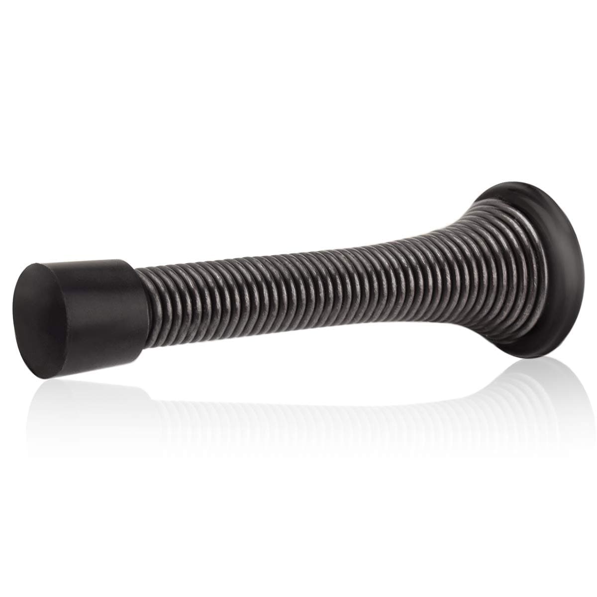 HOMOTEK Heavy Duty Spring Door Stops 30 Pack Oil Rubbed Bronze | Protects Walls & Doors - main product image