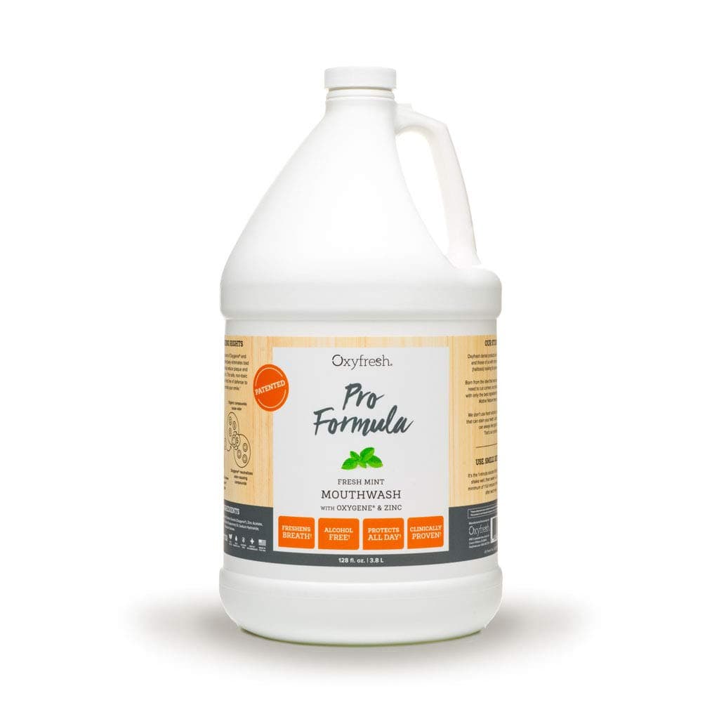 Oxyfresh Premium Pro Formula Fresh Mint Mouthwash – Patented Zinc Mouthwash for Adults