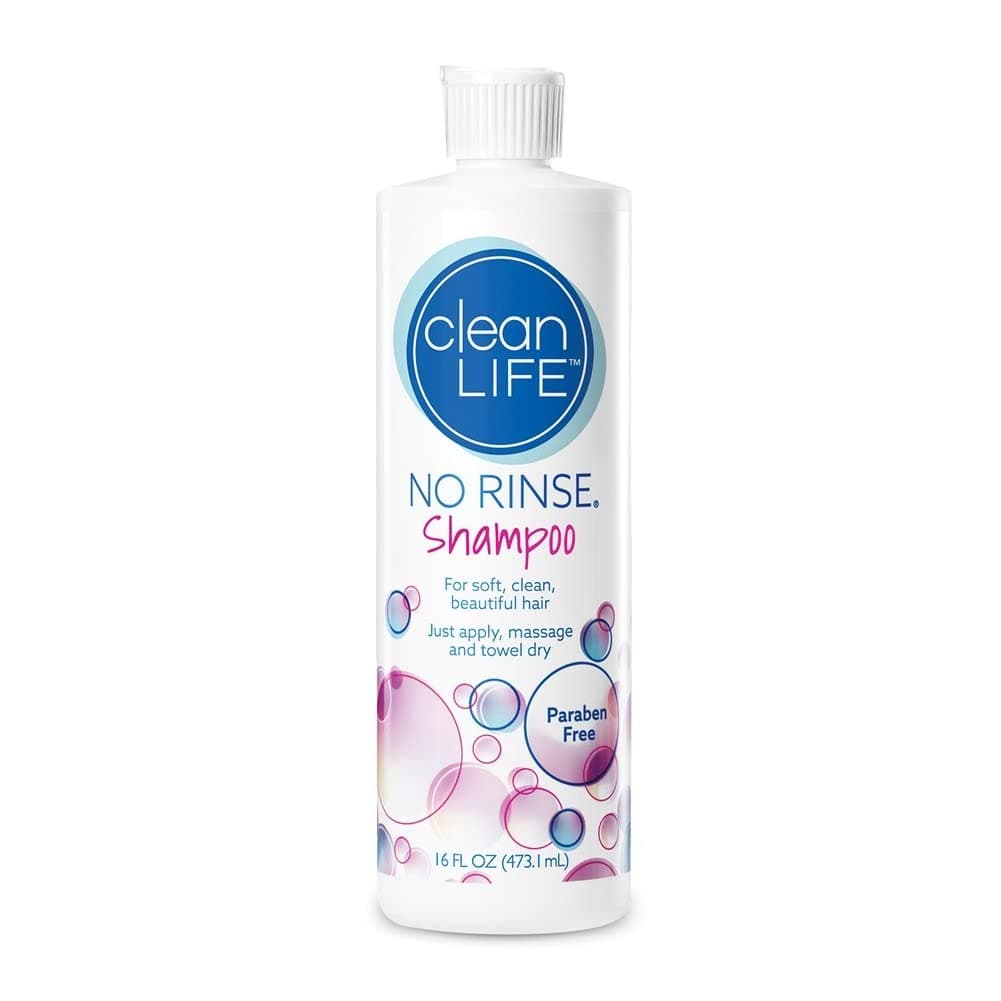 No-Rinse Waterless Shampoo 16 fl oz | Quick, Gentle, Water-Free Hair Care for Elderly & Travel