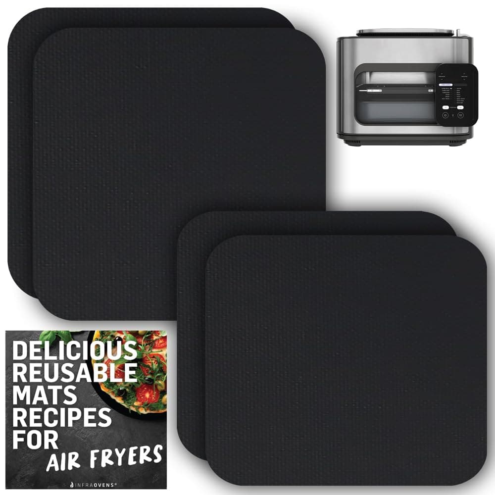 INFRAOVENS Reusable Liners for Ninja Combi All-in-One Multicooker Oven & Air Fryer 14-in-1 | Nonstick Accessories, Heat Resistant Mats, Dishwasher Safe - main product image