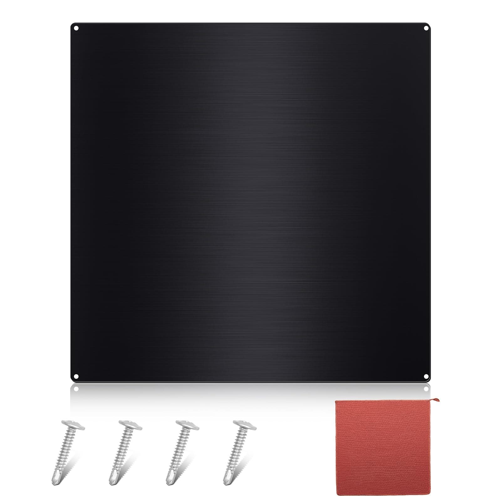 Yaocom Black Stainless Steel Backsplash for Stove, 30x30 Inch | Protects Kitchen Walls from Splatter - main product image