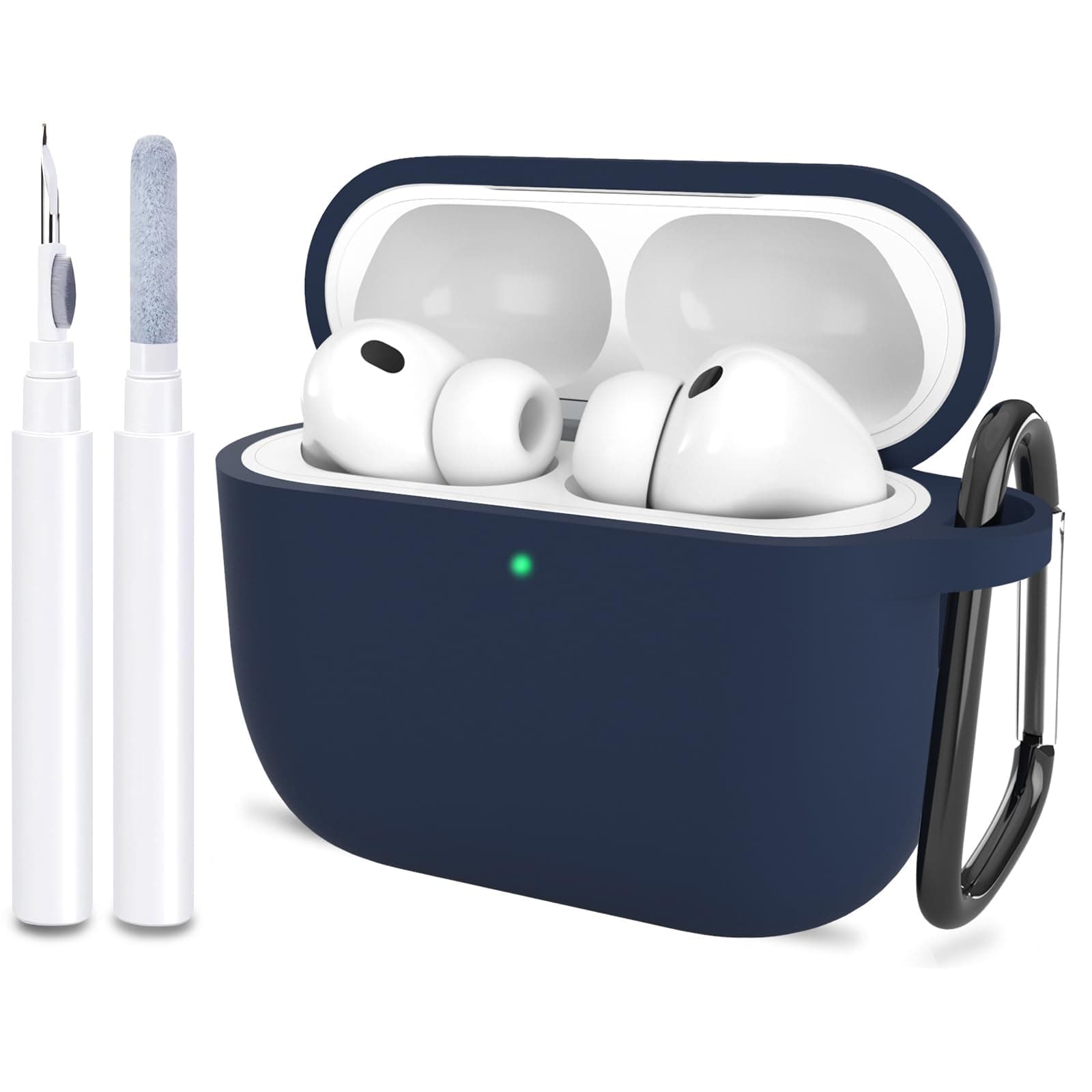 ATUAT Silicone AirPods Pro 3 Case Cover 2025 Teal | Full Protection & Wireless Charging