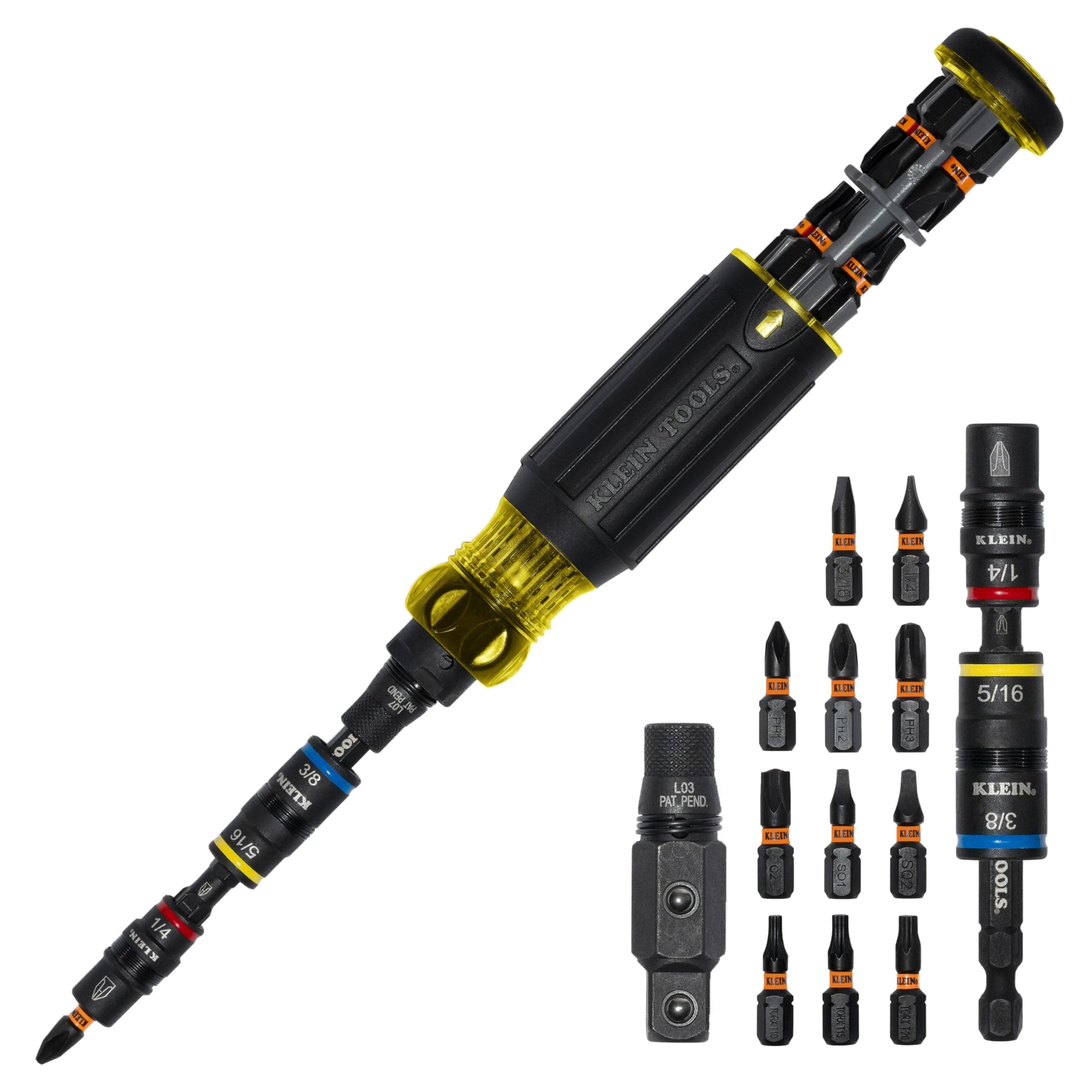 Klein Tools 32517HD KNECT 17-in-1 Impact-Rated Hybrid Screwdriver | Versatile & Impact-Ready for Professionals - main product image