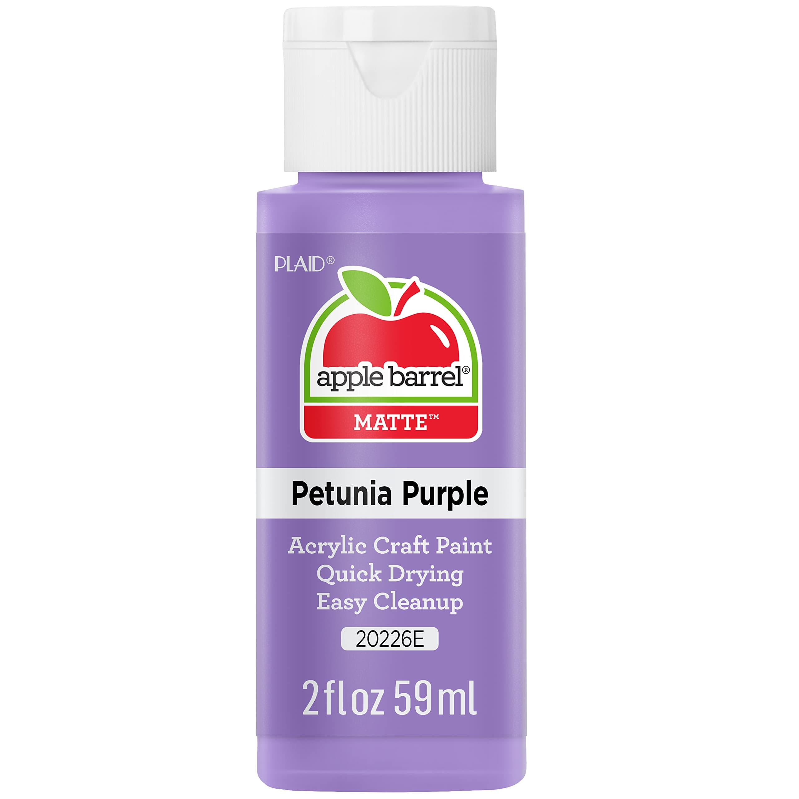 Apple Barrel Acrylic Paint, Petunia Purple, 2 oz | Non-Toxic Craft Paint for DIY Projects - main product image