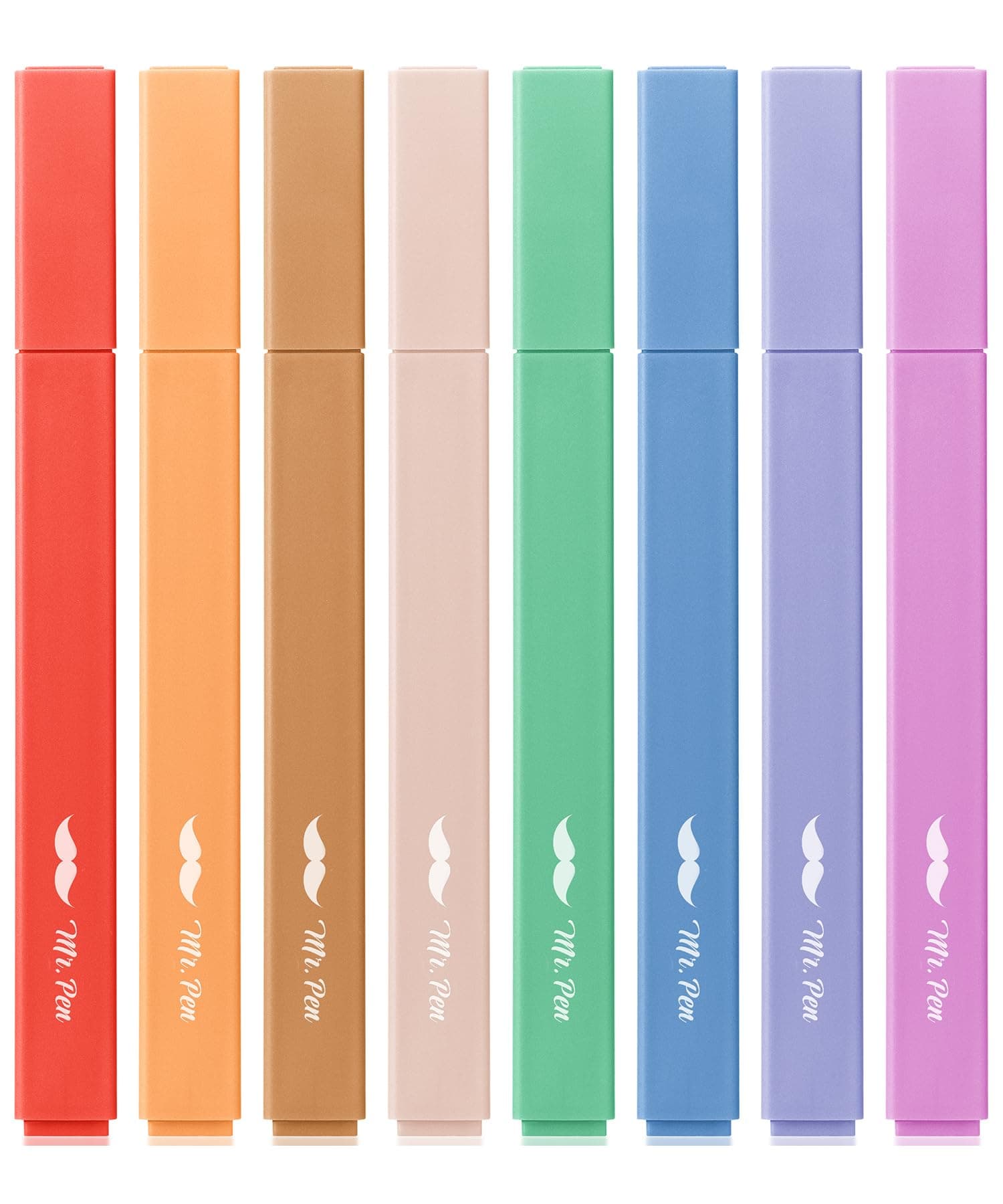 Mr. Pen Aesthetic Highlighters Rainbow Rangers 8 Pack | Smooth Ink Flow for Journaling - main product image