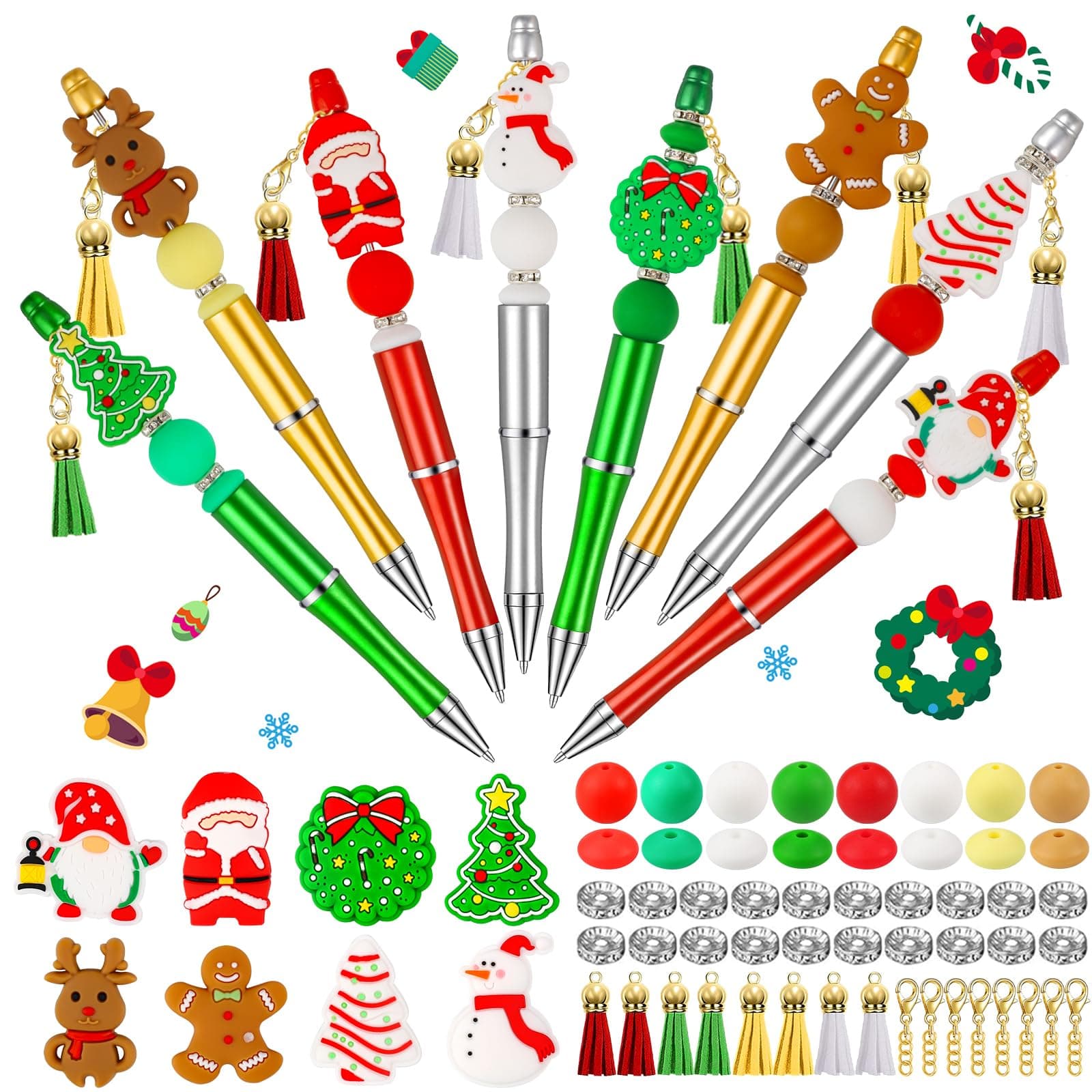 CZWZ 30Pcs Mini Multicolor 4-in-1 Ballpoint Pens Bulk | Fun Valentine Gifts for Kids Parties - main product image