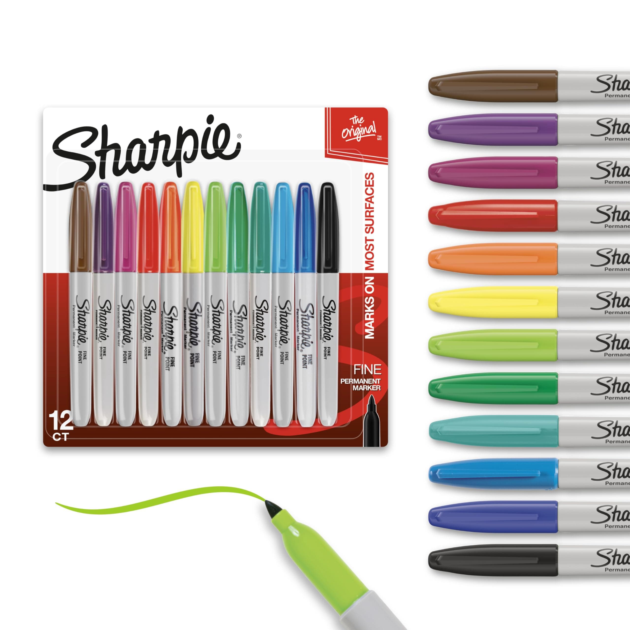 SHARPIE Permanent Markers | Fade-Resistant Ink for Students & Office - main product image
