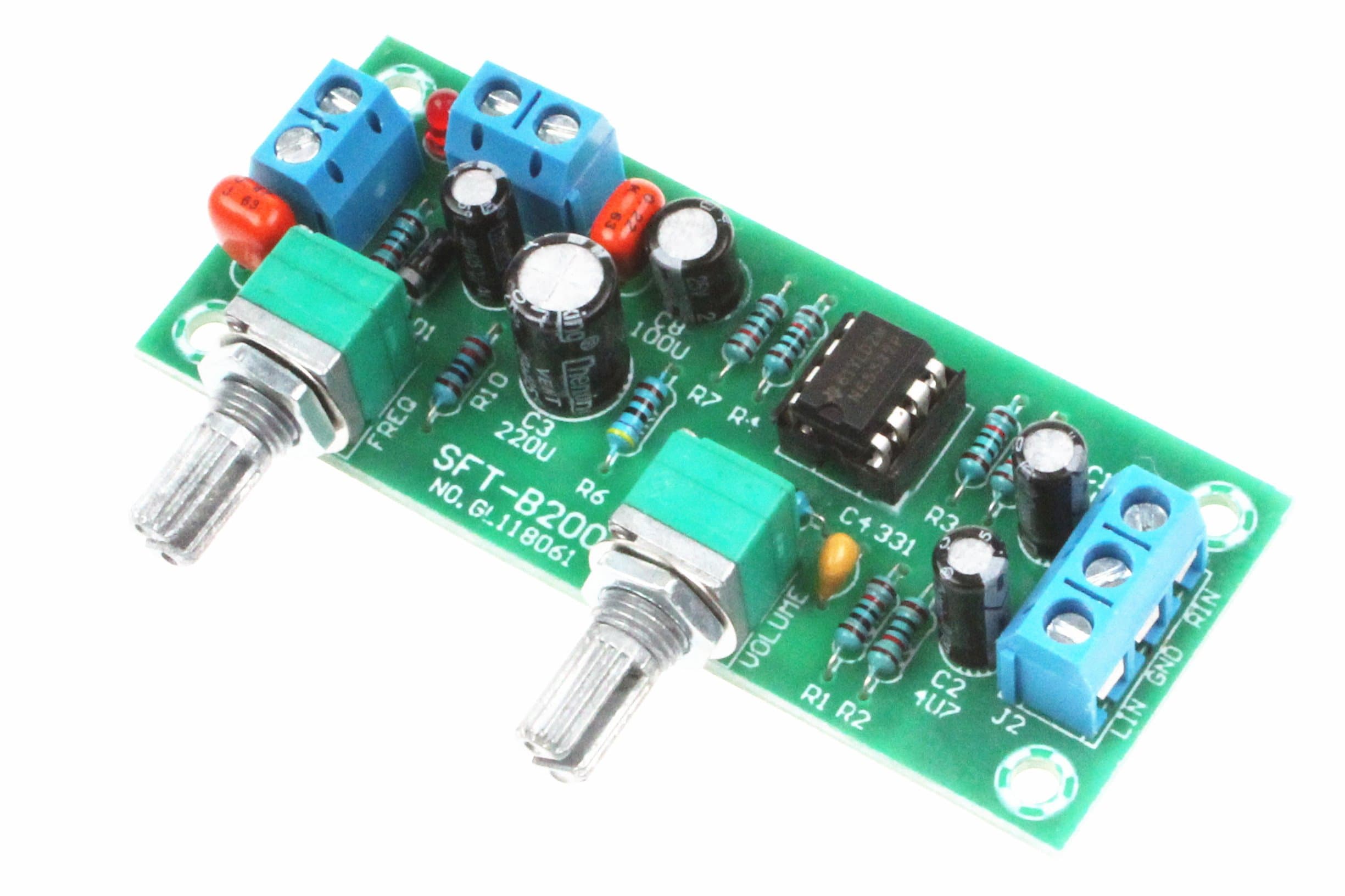 NOYITO NE5532 Single Supply Low-Pass Filter Board 10-24V | Subwoofer Preamp for Home Audio
