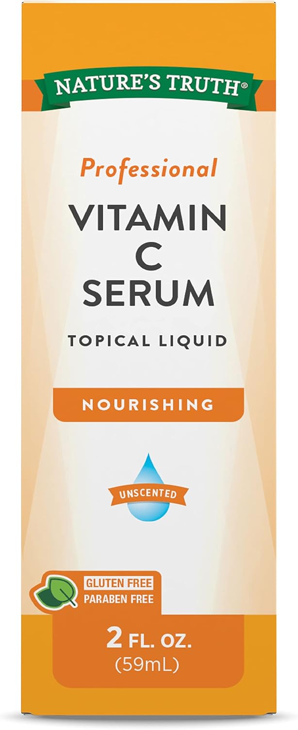 Nature's Truth Vitamin C Serum 2 oz | Oil For Face & Skin | Nourishing & Unscented - Image 1