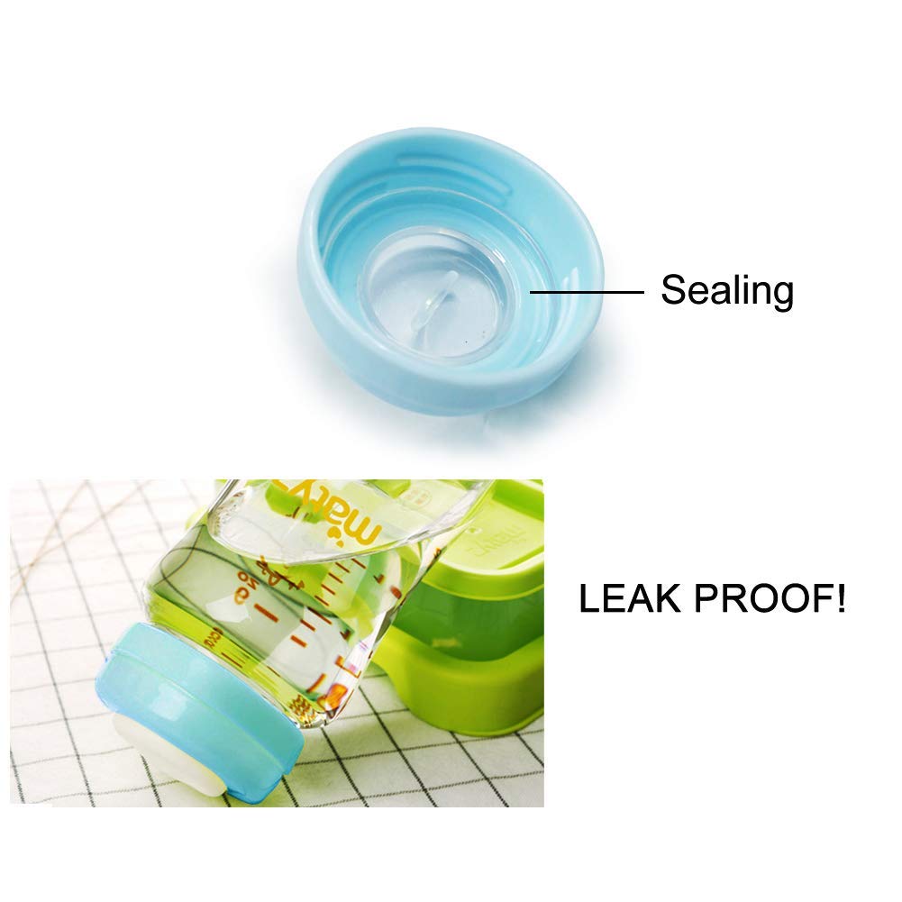 Matyz Glass Breastmilk Storage Containers 6 oz (4 Pack) | Pump, Store & Feed Safely - Image 4