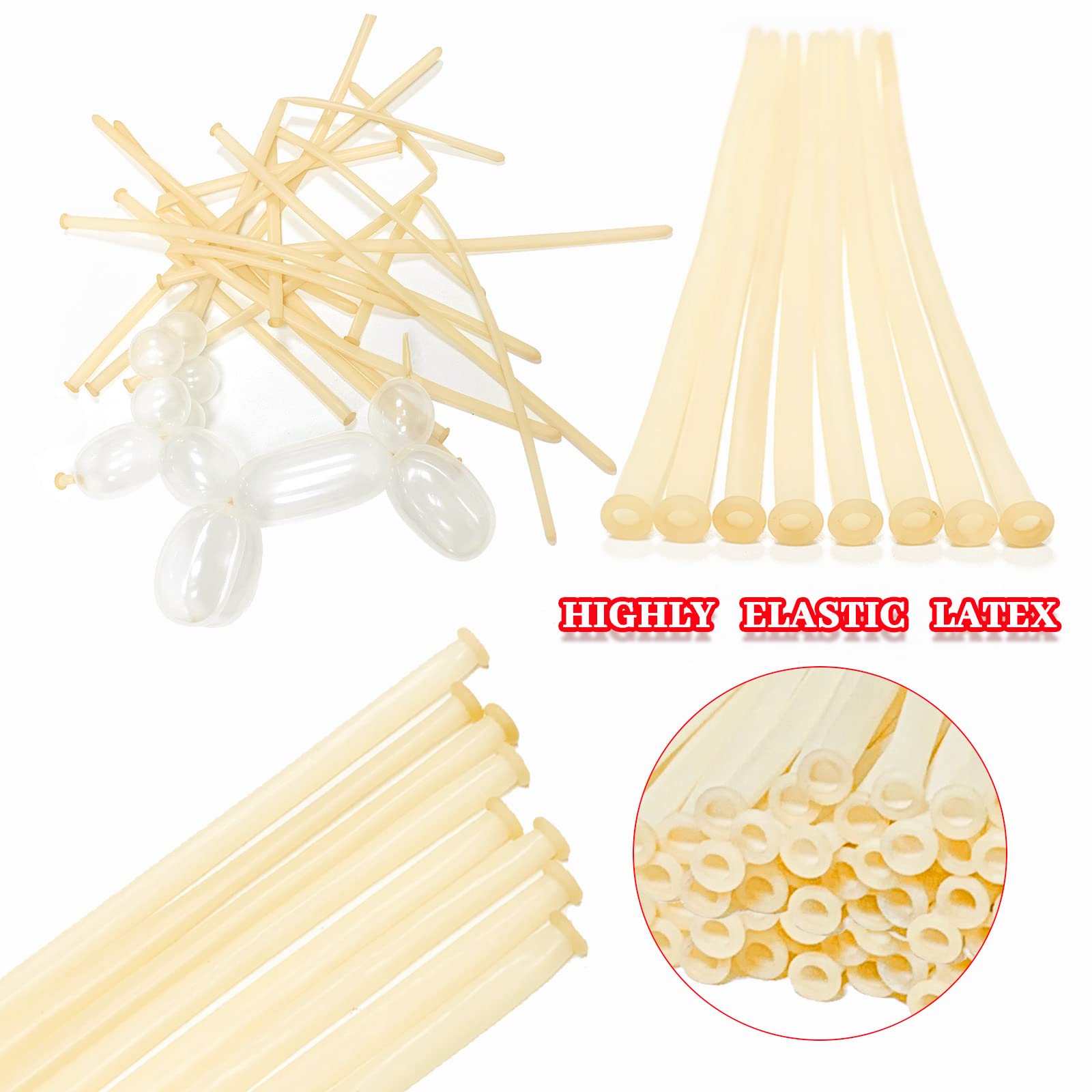 ASIUHY 260 Clear Long Balloons (100 Count) | Professional Quality for Twisting & Animal Shapes - Image 4