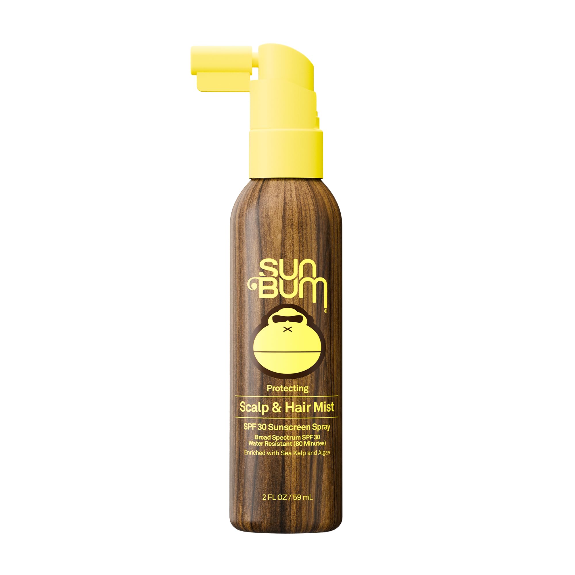 Sun Bum Original SPF 30 Scalp & Hair Mist 59 ml (2 oz) | Hawaii Compliant Sunscreen for Hair, Protects Scalp