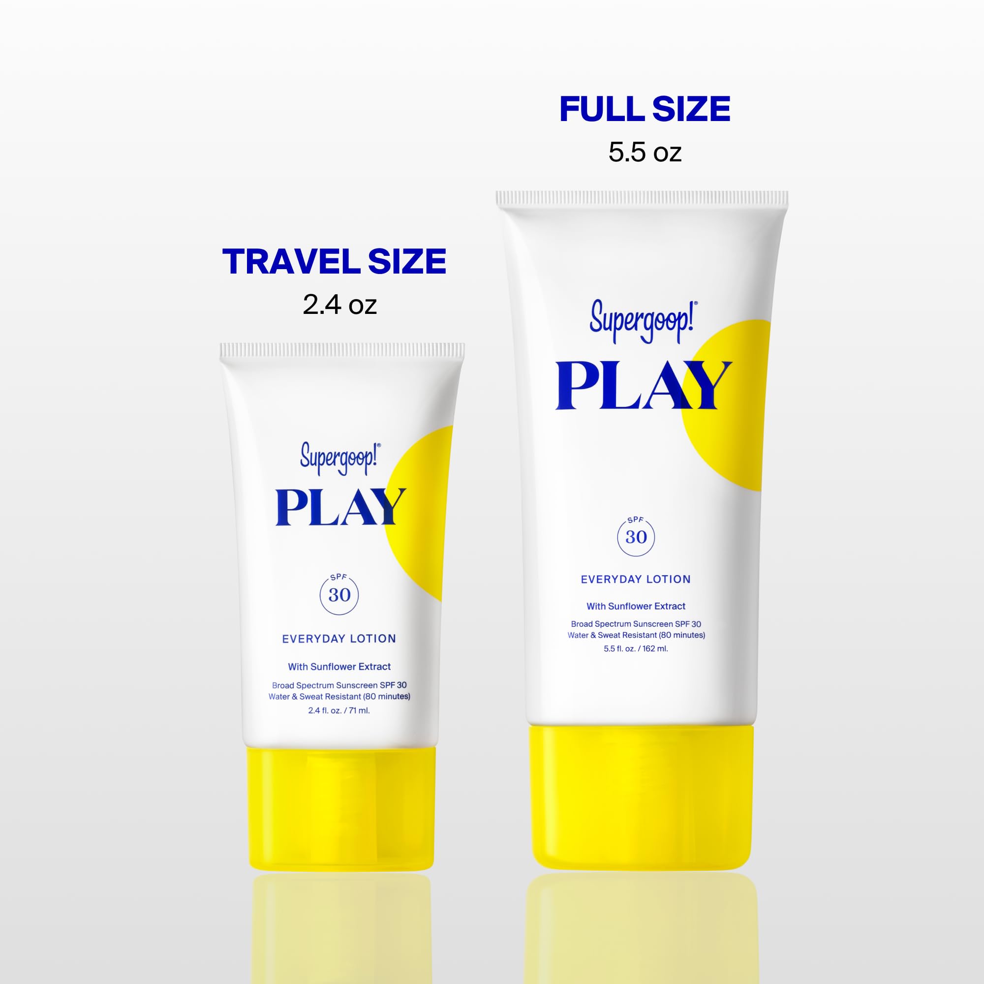 Supergoop! PLAY Everyday Lotion SPF 50 162 ml (5.5 fl oz) | Hydrating Face & Body Sunscreen, Water & Sweat Resistant - Image 8