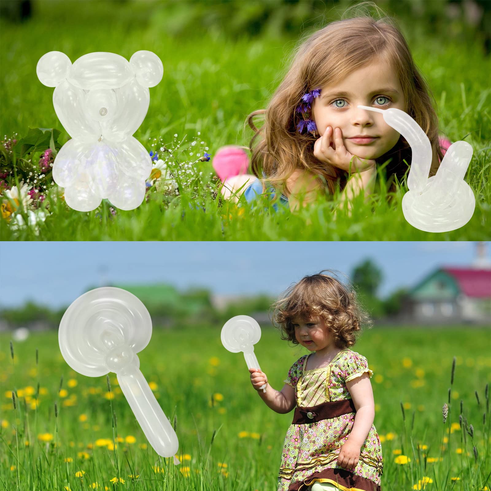 ASIUHY 260 Clear Long Balloons (100 Count) | Professional Quality for Twisting & Animal Shapes - Image 8
