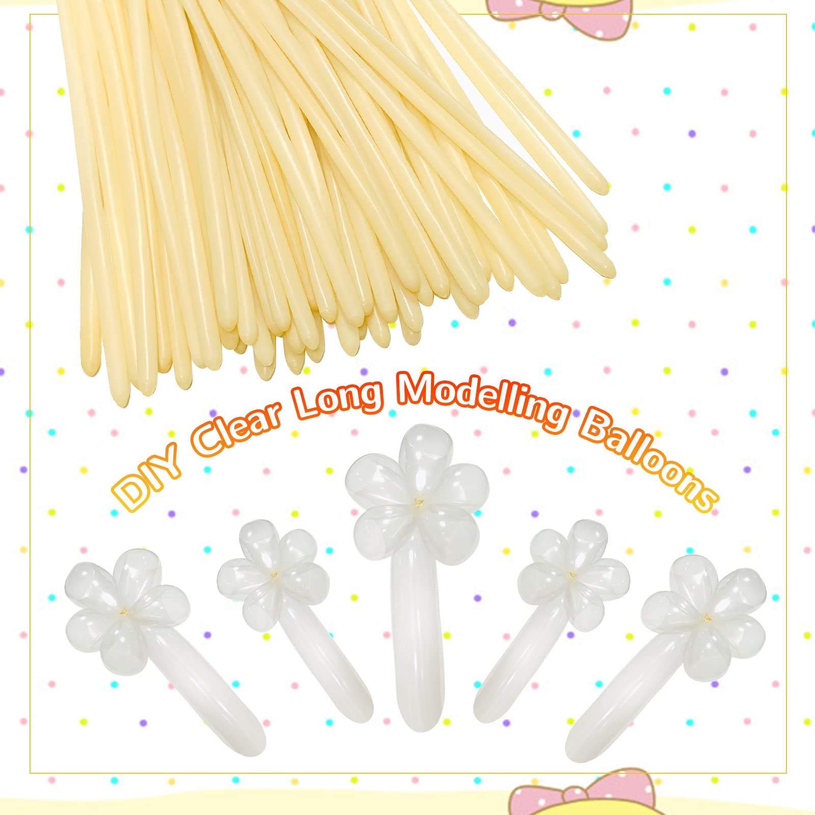 ASIUHY 260 Clear Long Balloons (100 Count) | Professional Quality for Twisting & Animal Shapes - Image 6