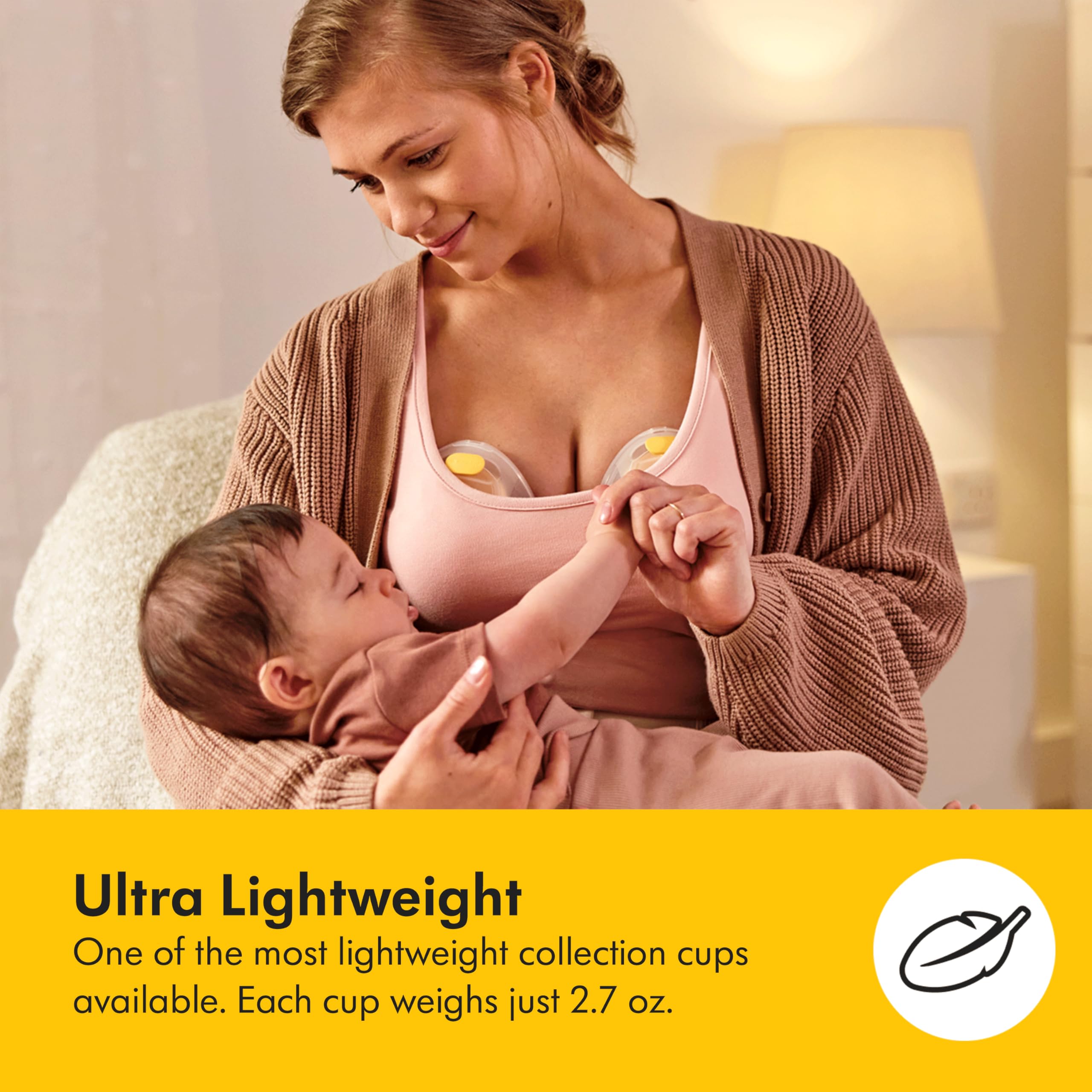 Medela Hands-Free Collection Cups 24mm/21mm | Pump More Milk, Effortlessly - Image 4