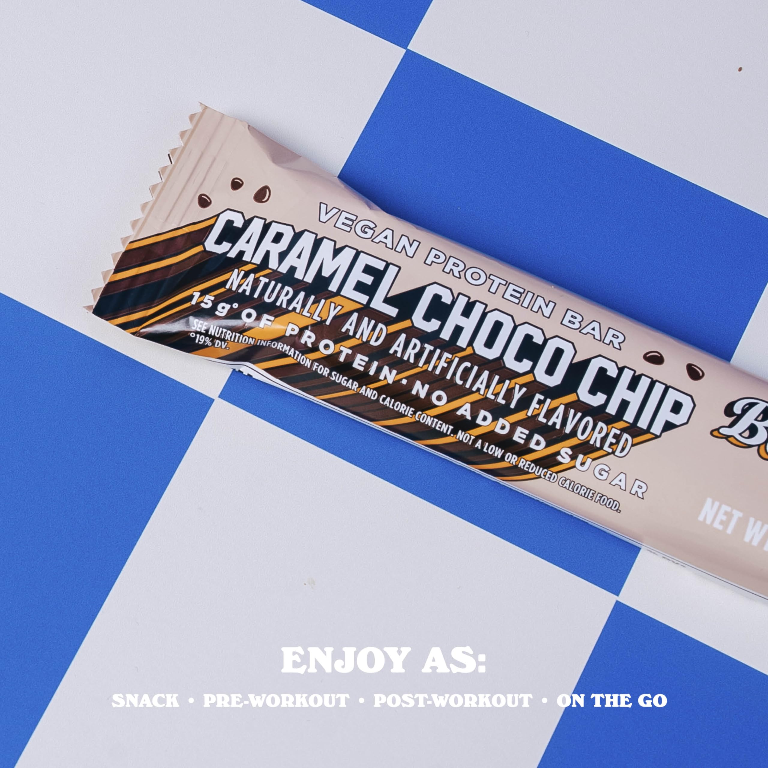 BAREBELLS Vegan Protein Bars Caramel Choco Chip 12 Count | Plant-Based Muscle Fuel - Image 5