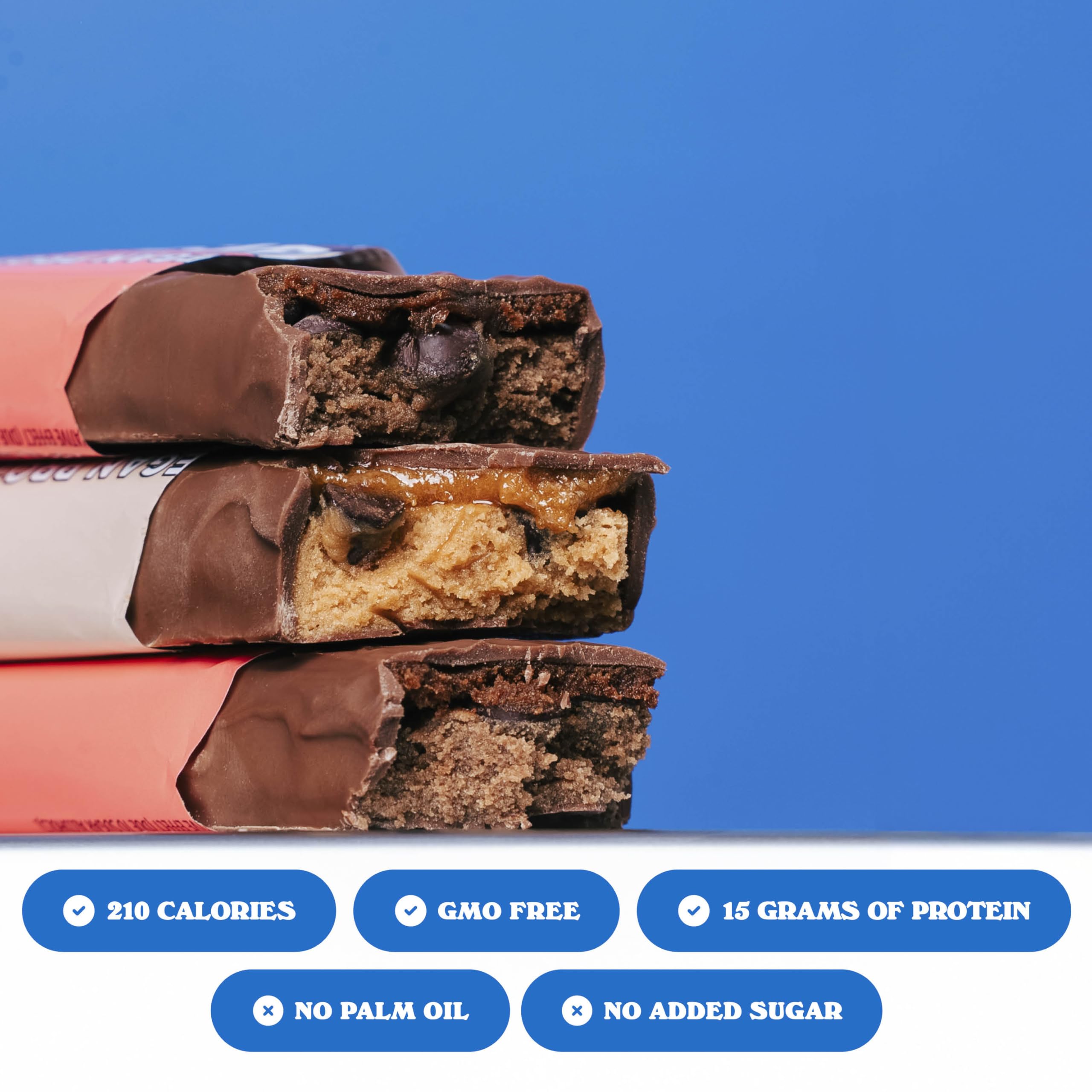 BAREBELLS Vegan Protein Bars Caramel Choco Chip 12 Count | Plant-Based Muscle Fuel - Image 4