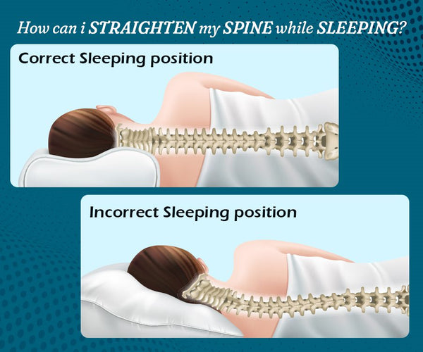 How can I straighten my spine while sleeping? - crowcrowcrow