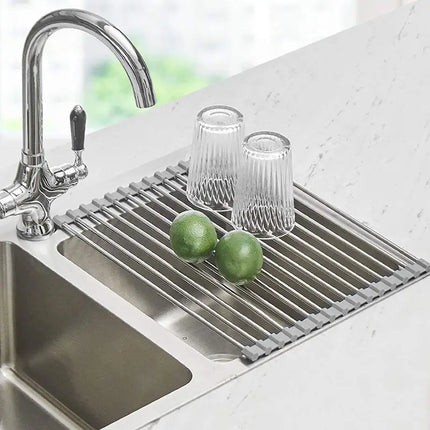 dish drying rack for sink::kitchen sink drainer::over The Sink Dish Drying Rack