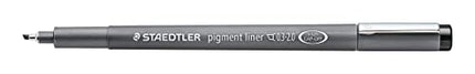 STAEDTLER Pigment Liner, Fineliner Pen for Drawing, Drafting, Journaling, 2mm, Black, 308 C2-9