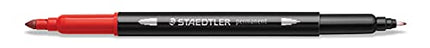 Buy Staedtler Double-Ended Permanent Pens, Ideal for marking and drawing on almost anything, 36 Assorted Colors, 3187 TB36 in India India