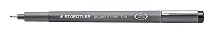 Staedtler Pigment Liner 308 Black 0.6 mm Pack of 10