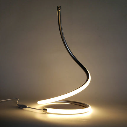 Spiral Lamp with Soft LED Light for Home and Bedroom Decor