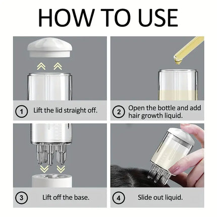 How To use root comb applicator bottle