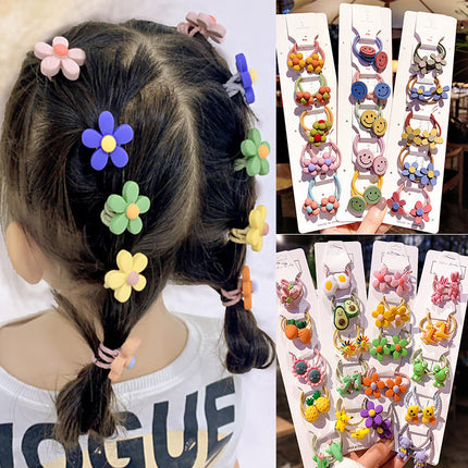 Maxbell Elastic Hair Rope & Princess Headband - Cute Korean-Style Flower Animal Design for Stylish Hair Care