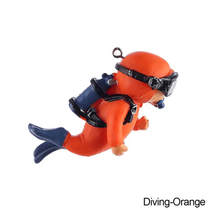 Fish Tank Fun with Simulation Mini Diver