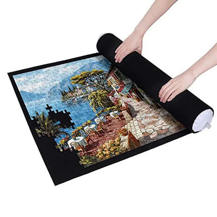 Jigsaw Puzzle Storage Roll Mat - Guiding Lines, Large Capacity for Up To 3000 Pieces - Ideal Saver Board for Adults and Kids