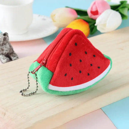 Maxbell Three-Dimensional Triangle Fruit Coin Purse - Fun and Functional Coin Storage