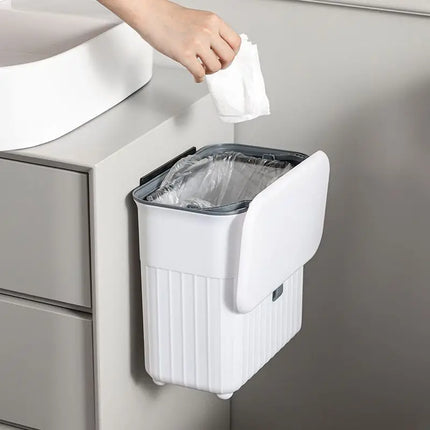 Maxbell Wall-Mounted Trash Can Sleek, Spacious and Hygienic