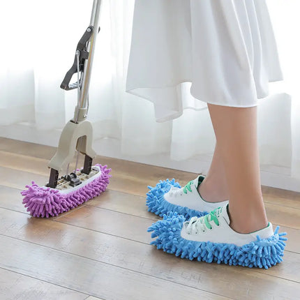 Dust Duster Mop Slippers: Premium Microfiber Cleaning Footwear for Efficient Home & Office Cleaning.