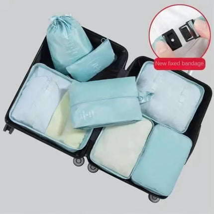 Travel Bag Sets::travel luggage sets::travel bag organizer set::packing cubes for backpacking::travel bag organizer