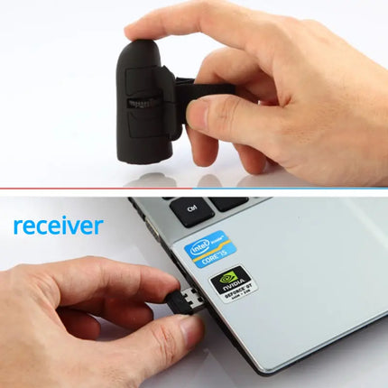 Revolutionize Your Digital Experience with 2.4G Wireless BT Finger Mouse