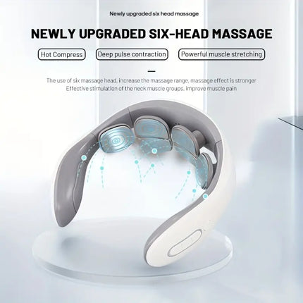 Maxbell Cervical Spine Massage Instrument Neck and Shoulder Massage with Heat and EMS