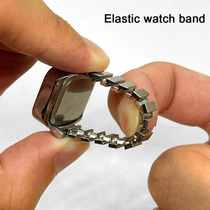 Maxbell Quartz Ring Watch: Elegant Analog Finger Timepiece for Men & Women - Stylish, Durable & Perfect Gift