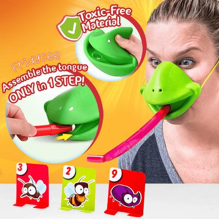 Maxbell Chameleon Lizard Game Tic-Tac Tongue